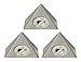 Price comparison product image Saxby Trieste 3 Pack 1W Brushed Chrome Adjustable Under Cabinet LED Display Light