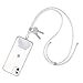 Produktbild CE-LINK für Handykette Band Schlüsselband Universal Schlüsselkette Schlüsselanhänger Halsband Anhänger mit Kordel mit iPhone/Samsung/Huawei/Xiaomi/Blackview/Moto/OnePlus/LG - Weiß