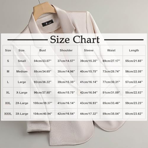 Womens Blazers for Work Casual 3/4 Sleeve Suit Jackets Lapel Collar Office 2025 Fashion Clothing Dressy Jacket Blazer3