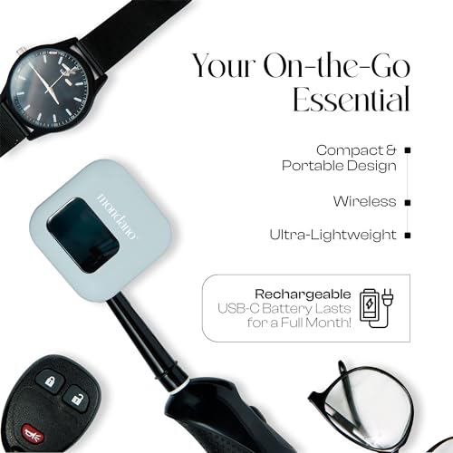 Image of Mondano UV-C Toothbrush Sanitizer and Holder, Travel Case Cover Cap