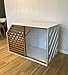 Modern dog cage, dog bed, dog cage, dog kennel large selection of sizes from xs to xl (XS 27.5 * 19.7 * 19.7 Inches, BLACK)