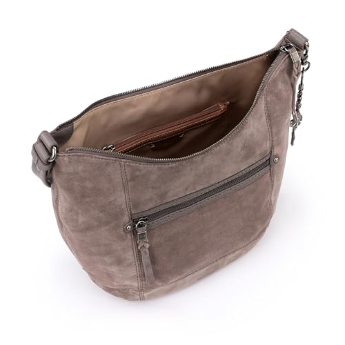 Image of The Sak Sequoia Hobo Bag - Premium Large Leather Women's Handbag for Everyday & Travel - Durable Purse With Zipper Pocket