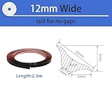 Zoom IMG-1 2 5m nero pvc nastro Zoom IMG-1 2 5m nero pvc nastro