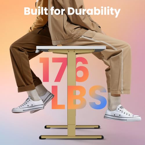 Image of HUANUO 48x24 Inch Electric Standing Desk, Height Adjustable