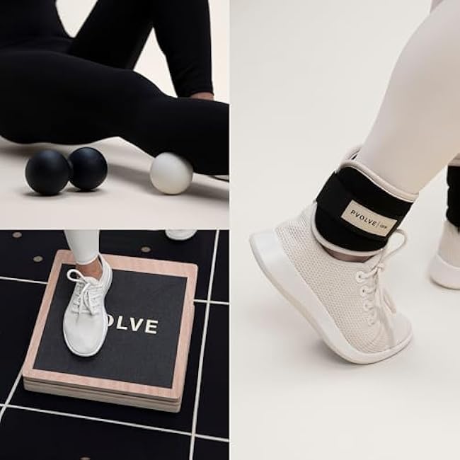 PVOLVE Home Workout Bundles - Home Gym Fitness Equipment for Total Body Strength Exercise and Recovery, Total Transformation Bundle