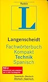  Langenscheidt Fachwörterbuch Kompakt Technik Spanisch: Spanisch-Deutsch/Deutsch-Spanisch (Langenscheidt Fachwörterbücher Kompakt)