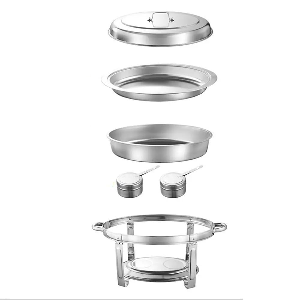 Juego de buffet for frotar, paquete de 4, acero inoxidable bufetera