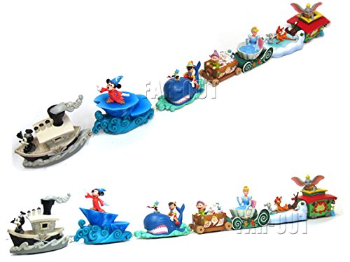 Amazon | ディズニー パレード フロート フィギュア 7点