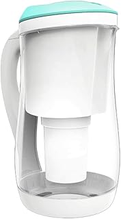 Gentoo Lite (Aqua and White) Alkaline Water Filter Jug 1.5L with 1 x Gentoo Filter Cartridge