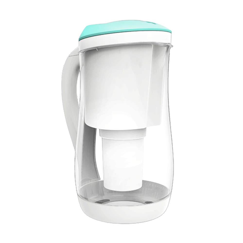 Gentoo Lite (Aqua and White) Alkaline Water Filter Jug 1.5L with 1 x Gentoo Filter Cartridge