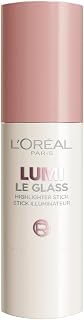 L'Oréal Paris Highlighter Stick Lumi Le Glass Radiant Satin 620 Pink Ba...