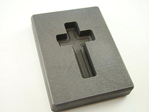 Miniatura 2 de Molde de grafito de alta densidad de oro cruzado personalizado de 2 onzas, 1 oz, plata fabricado en los Estados Unidos