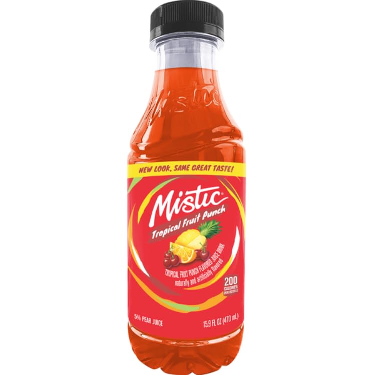 Weinner Mistic Juice, 16 Fl Oz (Pack of 12, Fruit Punch Tropical)
