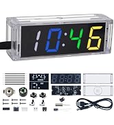 DIY Digital-Wecker-Bausatz – 4-stellige LED, 52x42mm, Sekundenkorrektur, Doppelalarm, Stündliche Zeitnahme, Lötprojekt Für Schule & Hobby