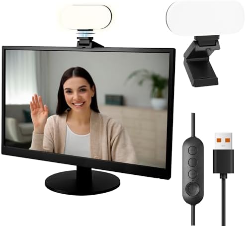 Video Conference Lighting & Computer Light – USB LED Panel for La...