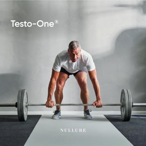Nullure Testo-One Testosteron¹ Kapseln | Vegan & Ohne Magnesiumstearat | Unabhängig getestet in Deutschland | Ashwagandha + Maca + Tribulus + Bockshornklee + Ginseng + Zink | 120 Stück (2 Monate)