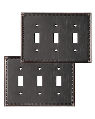 DEWENWILS Sunken Pearls Decorative Wall Plate Switch Plate Outlet Cover