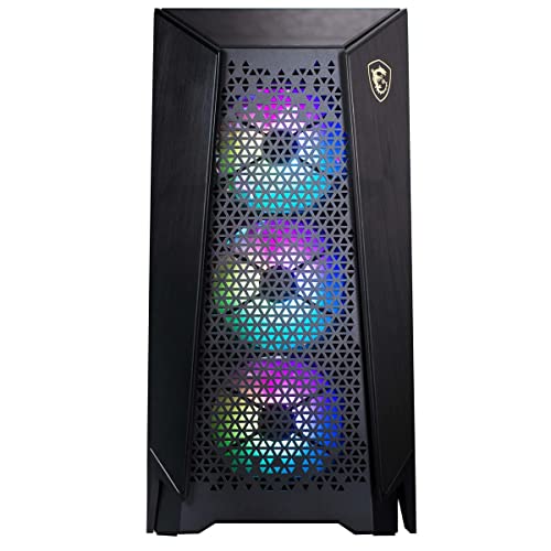 MSI Infinite RS 13NUI-421US Gaming PC Intel Core i9-13900KF 3.0GHz, RTX 4090 Gaming Trio, 64GB DDR5, 2TB M.2 NVMe PCIe GEN4, WiFi 6E, Windows 11 Pro, tastiera e mouse da gioco inclusi, nero - PC Desktop - Immagine 3