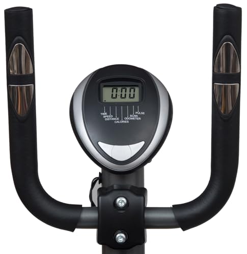 XEO HOME Cross Trainers Magnetic Elliptical Machine Ultra Quite 3KG Flywheel 8 Level Adjustable Resistance Training Exercise Equipment for Home or Gym Use with LCD Monitor Pulse Sensor - Image 4