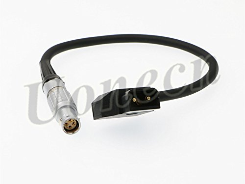 Uonecn Anton Battery Flexible Soft Cable 6 pin Female to Dtap Plug for Red Scarlet Epic Camera 25cm