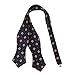 Zakka Republic 4pc Mens Fashion Adjustable Diamond Tip Self Tied Bow Tie (PST-02)