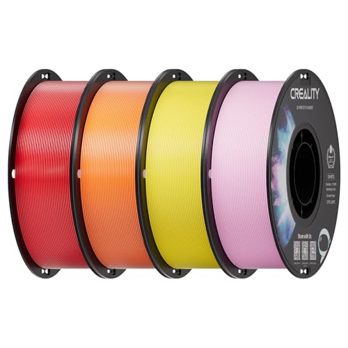 Image of Creality PETG 3D Printer Filament 4 kg, Excellent Toughness High Precision, Odorless Non-Toxic Moistureproof, Glossy PETG Filament 1.75mm for 3D Printer