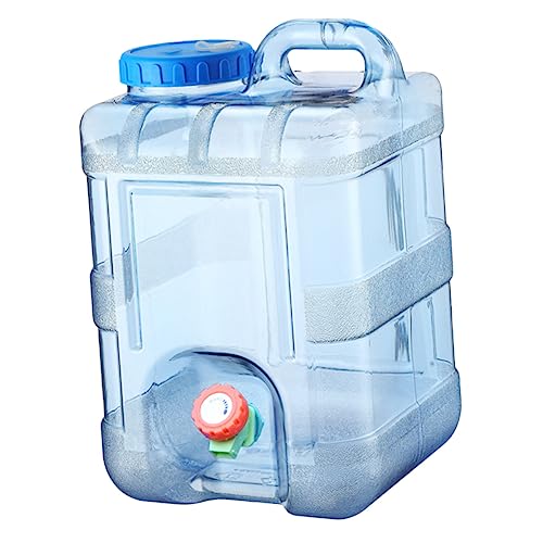 TOYANDONA Camping Water Container with Faucet Portable Water Storage Jug for Outdoor Activities Long Term Leak Design for Camping Hiking Picnics