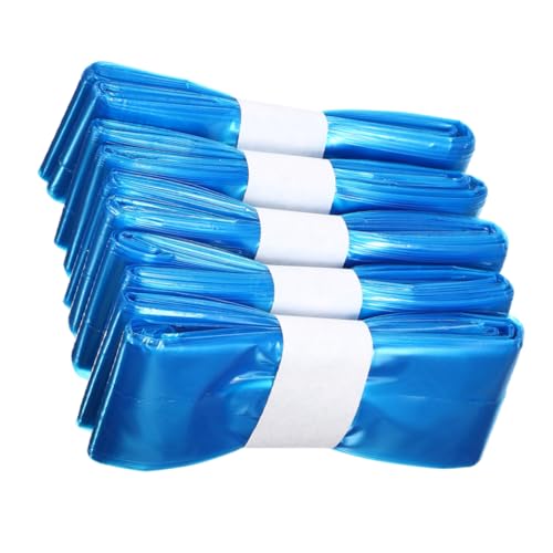 BUTIFULSIC 5 Rolls Diaper Pail Trash Bag Garbage Bags Kitchen Potty Chair Liners Bags Drawstring Trash Bag Diaper Pail Refills Liners Diapers Garbage Pouches Nappy Bin Liners Refills Blue or