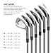 STIX Golf Iron Set – 6 Club Cavity Back Iron Set (5–Pitching Wedge) – Modern Minimal Design – Premium Unisex Golf Clubs – Right Handed – Steel Shafts – Regular Flex