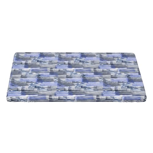 Nappe extensible rectangulaire blanche élastique imperméable facile à nettoyer 76x122 - 3