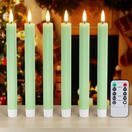Lot De 3 Bougies De Noël Sans Flamme Vacillantes Avec Minuterie De 6