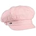 Produktbild Lipodo Classic Ballonmütze Damen Made in Italy Leinen Baumwolle Damencap elastischer Gummizug Newsboymütze Frühjahr Sommer rosa One Size