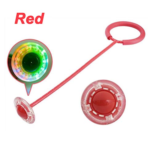 RUIVE Clignotant Saut Anneau, Enfants Amusement en Plein Air Enfant-Parent Jouet Sauter Balle, Danse Balle Jouet Jeux De Balle Force Cover