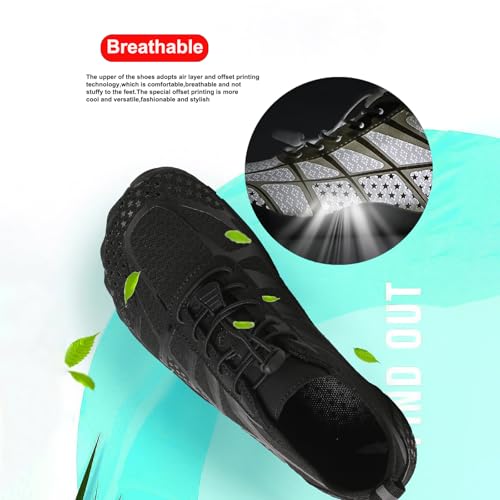 Image of Hike Barefoot Shoes Women Men Pro Water Footwear Wide Toe Box Non-Slip Unisex Athletic Outdoor Running Shoes