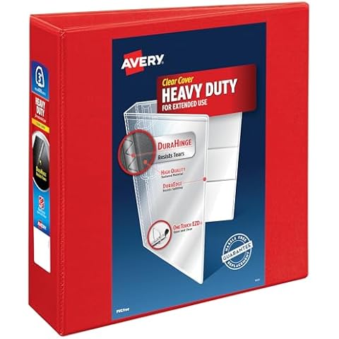 Avery Heavy-Duty 3 Inch EZD Ring Binder Cover