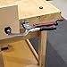 Milescraft 4006 3in Bench Clamp – Heavy Duty Hold Down Clamp with Non-Marring Rubber Pad for Use with T-Tracks, Clamp Tables & Clamp Plates on Different Woodworking Projects, 3, Black Metallic