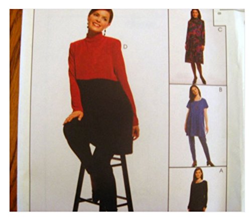 McCalls Pattern 8418 Misses 10 12 14 Maternity Dress Tunic Leggings