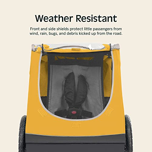 Image of Retrospec Rover Kids Bicycle Trailer Single and Double Passenger Children's Foldable