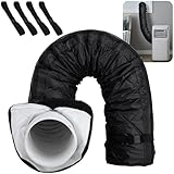 1 pieza 150 x 50 cm manguera cubierta para aire acondicionado portátil – Cubierta de la manguera de aire acondicionado – Aislamiento – Aire acondicionado Tubo de escape de aire aislante Funda