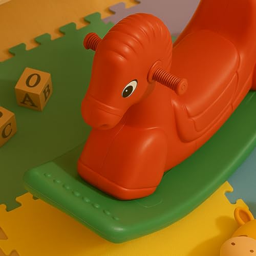 Image of PLAYGRO Colt Ride-On Toy for Kids | Toddler Baby Rocker Toys with Safety Backrest to Support Kids | Indoor Outdoor Fun | 25kg Capacity | Age Group (12-36 Months) for Boys & Girls