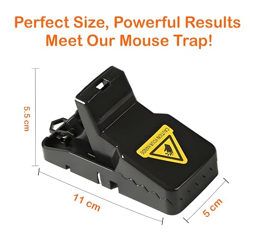 TREATY Reusable Mouse Traps for Indoors, Mouse Traps that Kill Instantly for Outdoor-Indoor | High Sensitive Instant Mice Traps for Indoors (4 Packs, 4, Pcs) TREATY Reusable Mouse Traps for Indoors, Mouse Traps that Kill Instantly for Outdoor-Indoor | High Sensitive Instant Mice Traps for Indoors (4 Packs, 4, Pcs)