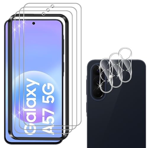 Wayneer für Samsung Galaxy A57 für Panzerglas,3+3 Stück Panzerfolie – Ansicht 1