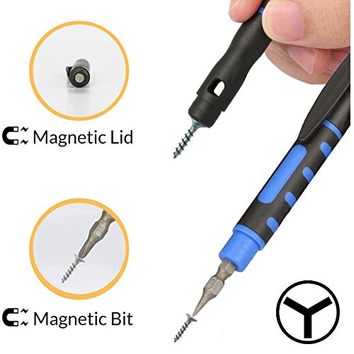 Tripoint Y000 Screwdriver Triwing 0.6 mm Y-Tip 0.8 Pentalobe Screwdriver set 4 in 1 For iPhone 7 8 Plus X XS Max and up (Tripoint Y000 Screwdriver)