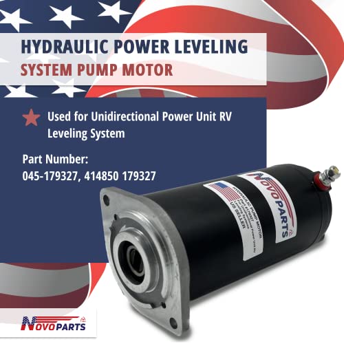 Image of Hydraulic Power Leveling System KIT for RV Pump Motor with Manual Drive 179327, 414850, 045-179327 Includes Sealed Collar Coupling 286722 and Hydraulic Solenoid 161394 684-1211-212