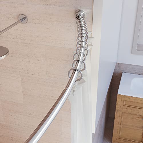 Gatco 825 Curved Shower Rod, Chrome #TOP4