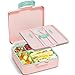 Fimibuke Bento Lunch Box for Kids, Leak Proof Toddler Bento Box with 4 Compartments BPA Free Dishwasher Safe Lunch Container with Utensils, Ideal Portion Sizes for Ages 3-12 Girls Boys for School