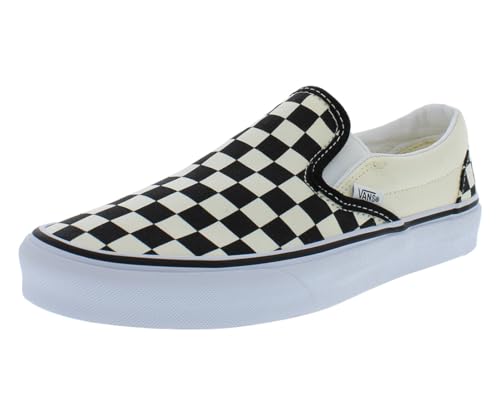Vans, Slip-On, Black/Off-White Checkerboard - 11.5 Wmn/10 Men (D) US