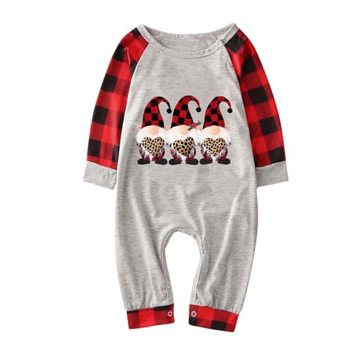 Christmas Pajamas for Family Funny Casual Long Sleeve Shirts and Plaid Print Long Pants Sets Graphic Holiday Outfits