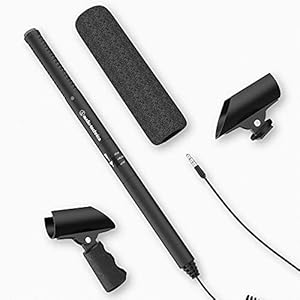 Audio-Technica ATR6550x Condenser Shotgun Microphone (ATR Series), Black