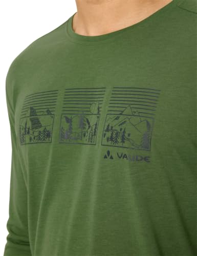 VAUDE Rosemoor III Langarmshirt Herren Baselayer, Thyme, Gr. S – Ansicht 6